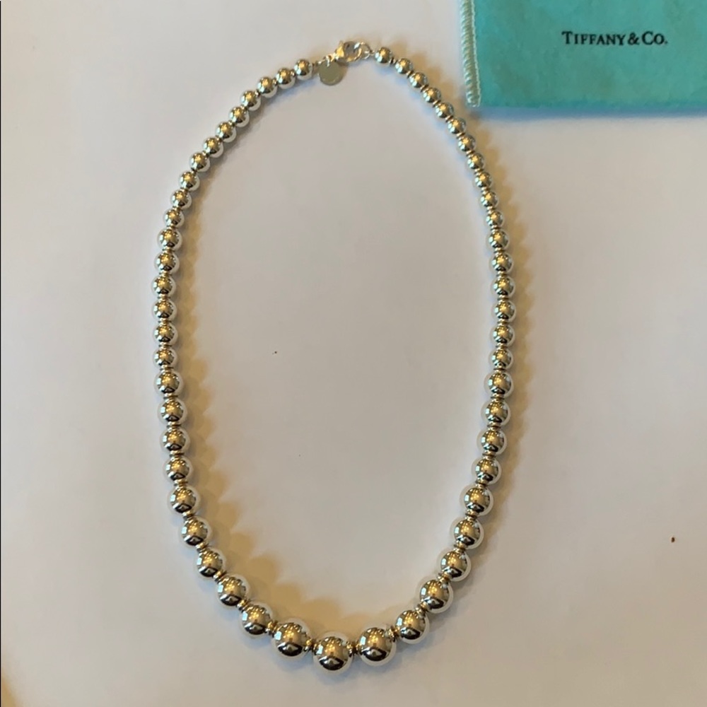 TIFFANY & CO HARDWARE GRADUATED BALL NECKLACE